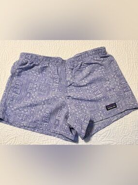 Patagonia Lavender Tribal Print Kids Shorts